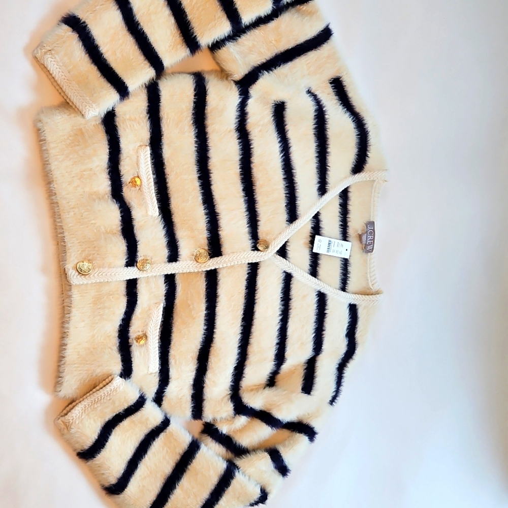 Women's brushed fur J. CREW sweater